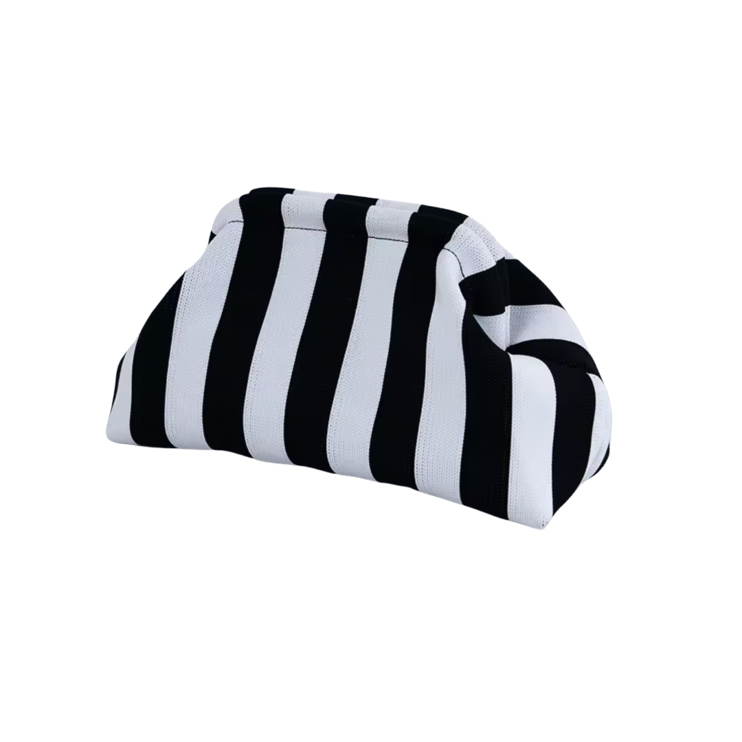 Gewebte Sommertasche mit Streifen- Design