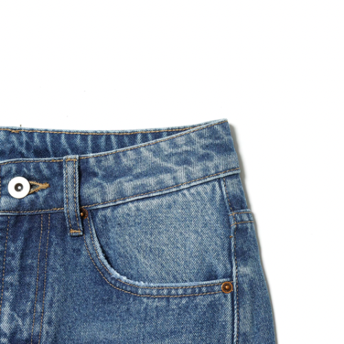 Mid Waist Barrel Jeans