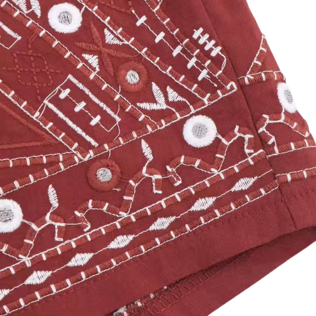 High Waist Boho Shorts