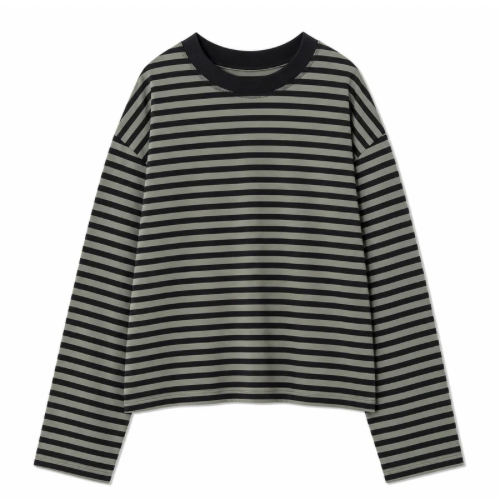 Oversize Streifen Longsleeve