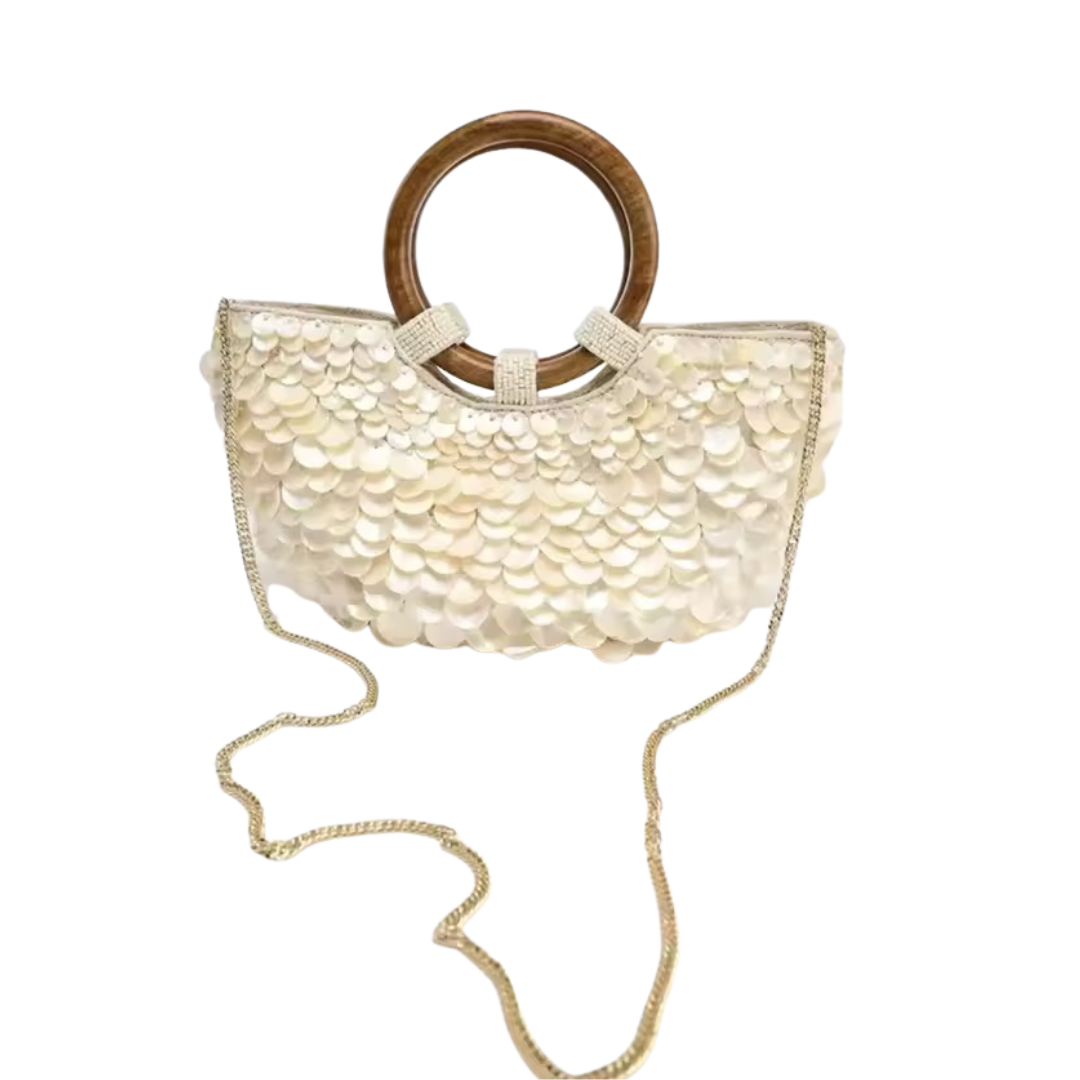 Muschel Handtasche