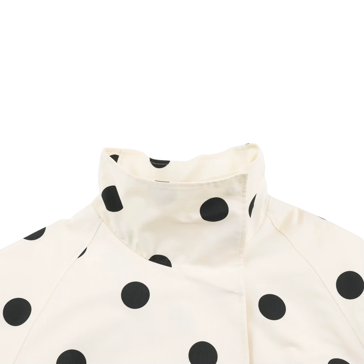 Oversize Bomberjacke Damen mit Polka Dots