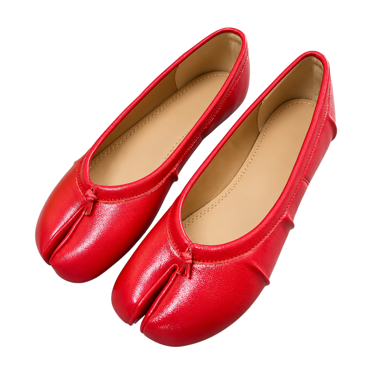 Split-Toe Ballerinas – Flache Ballerina