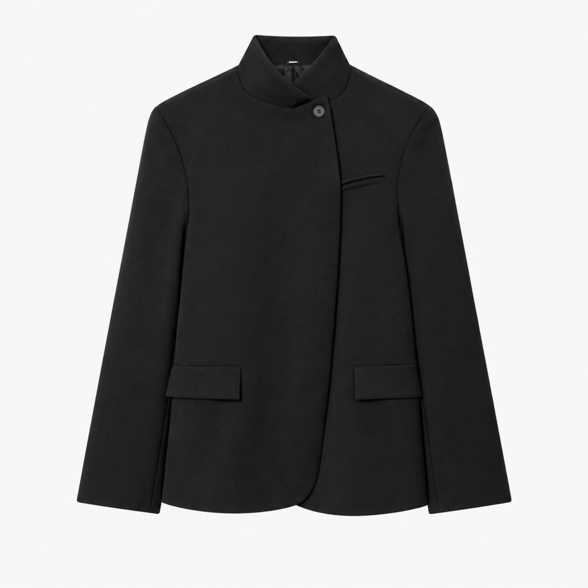 Blazer mit Stehkragen & Ein-Knopf-Verschluss