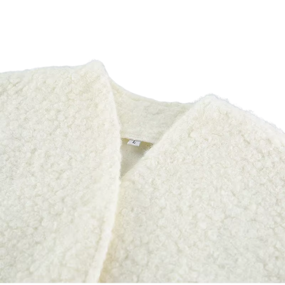 Bouclé Jacke – Taillierte Kurzjacke