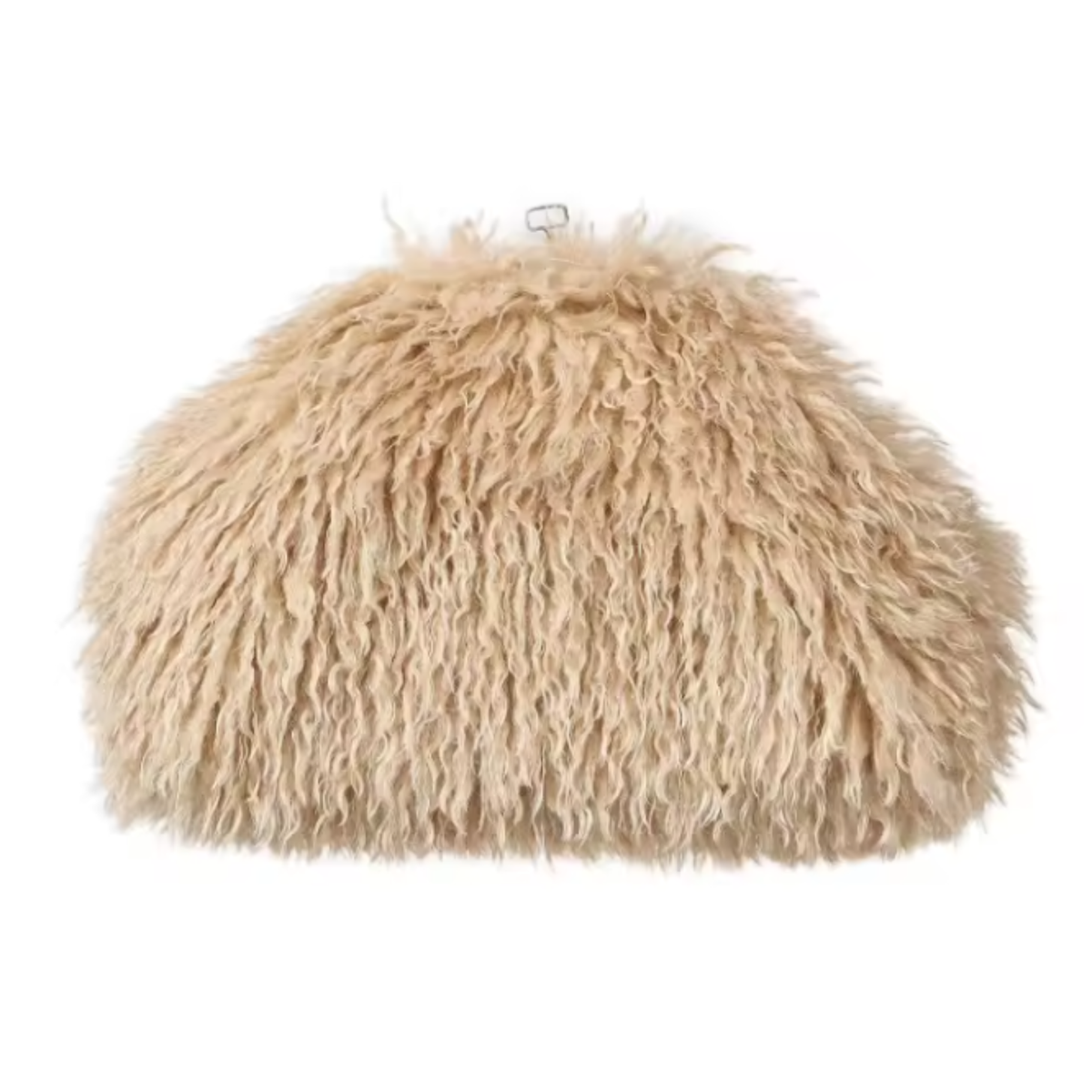 Oversized Plüsch Clutch – Flauschige Damen Tasche