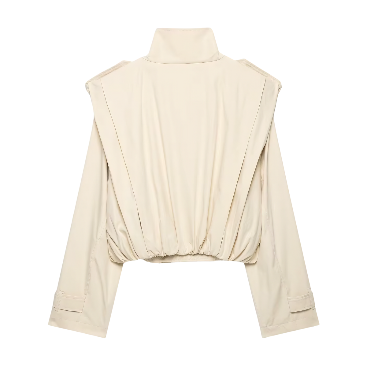 Cropped Trenchjacke Beige – Kurze Damen Übergangsjacke