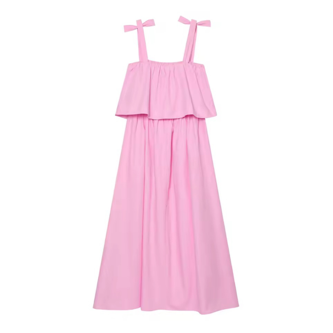 Maxi Kleid mit Volant