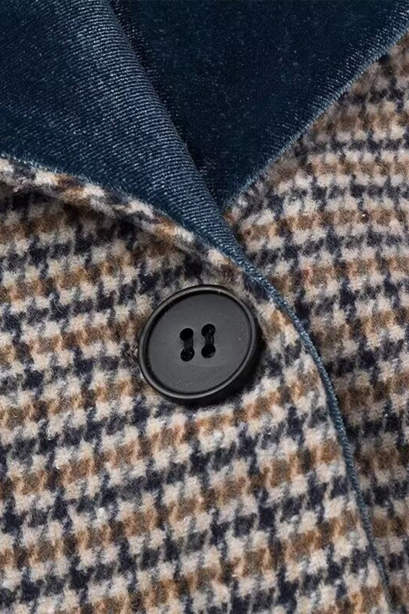 Averie – Karomantel mit Stehkragen - Fav Avenue