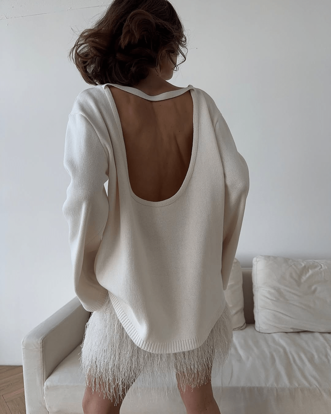 Backless Cozy Knit - Fav Avenue