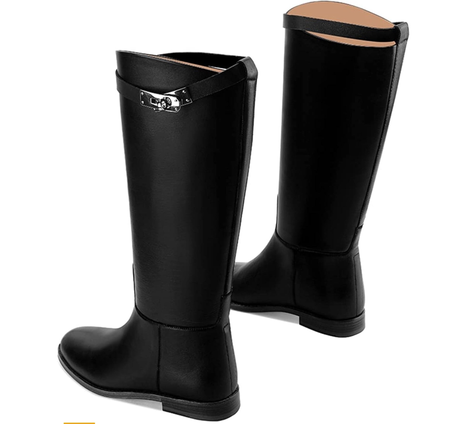 Classic Chic – Elegante Reiterstiefel mit Schnallendetail - Fav Avenue