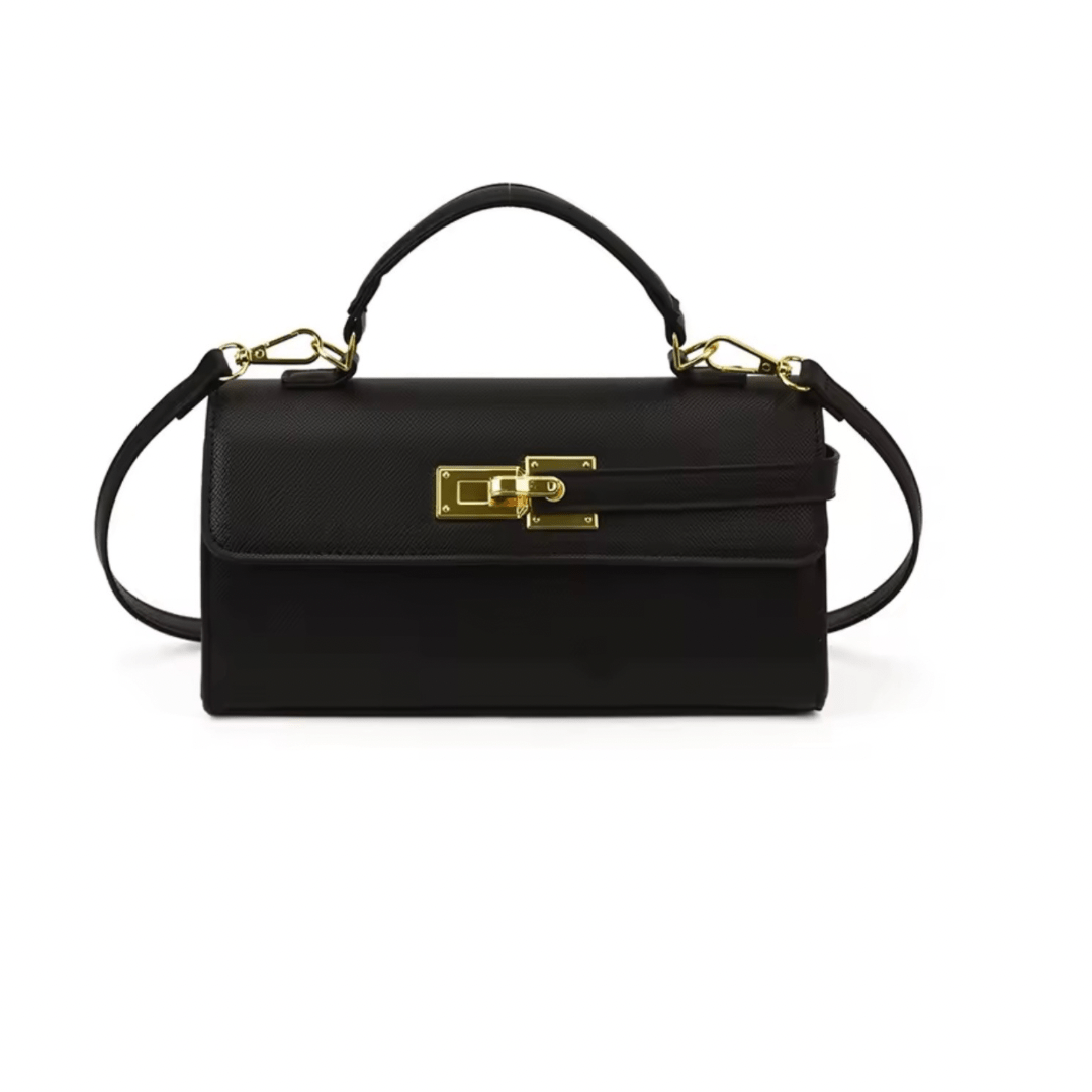 Handtasche mit Schloss und Schulterriemen - Fav Avenue