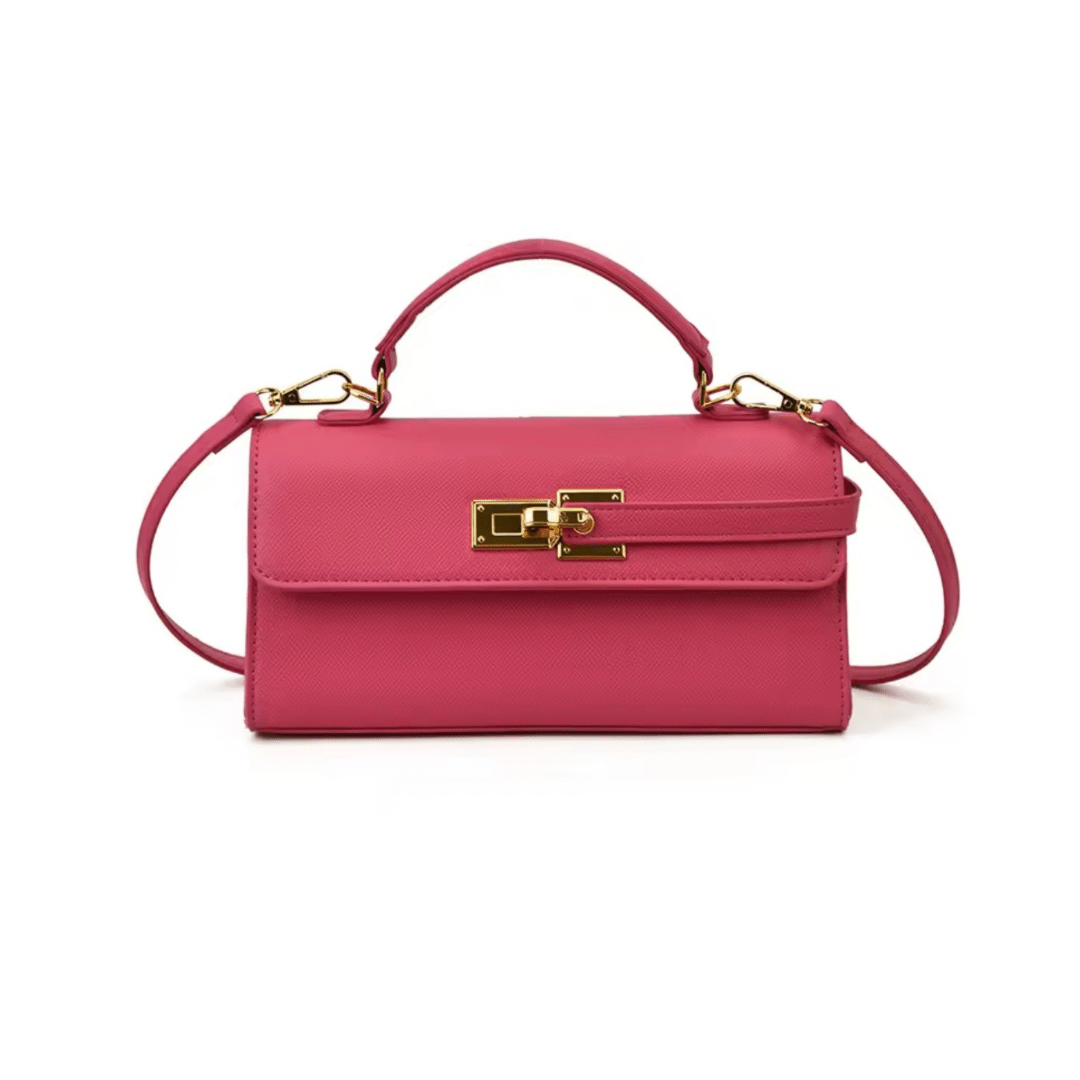 Handtasche mit Schloss und Schulterriemen - Fav Avenue