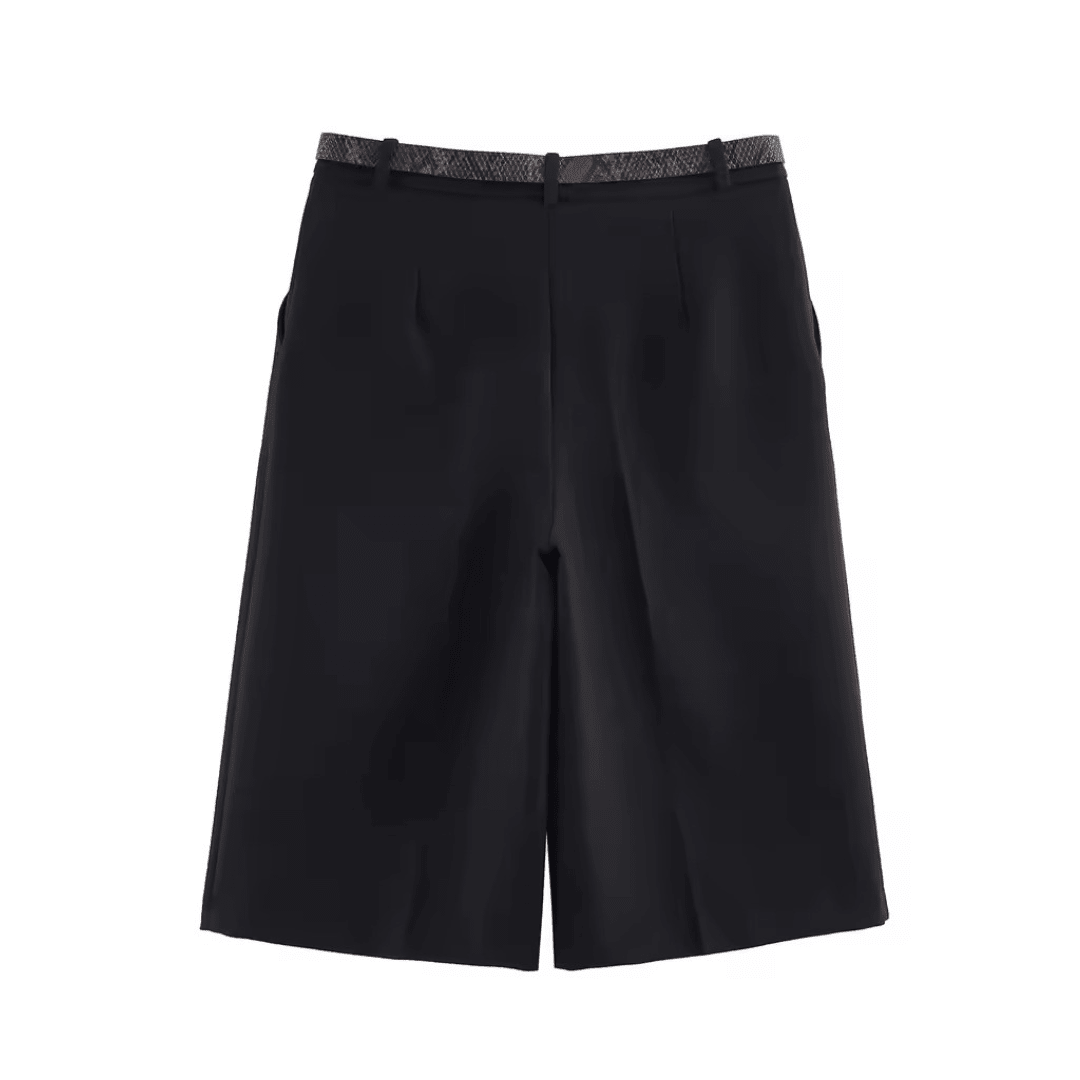 High Waist Shorts mit Gürtel - Fav Avenue