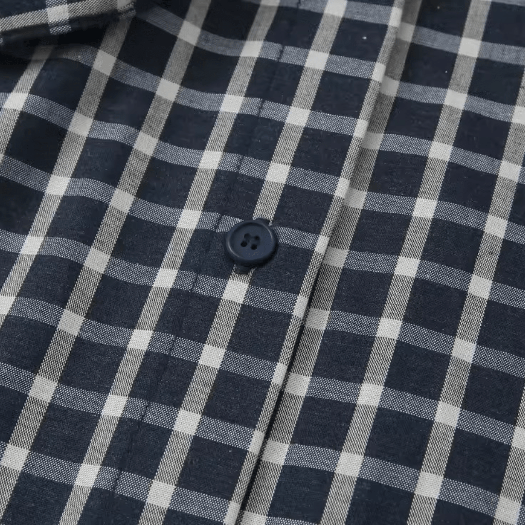 Kariertes Hemd mit Layer Schal - Fav Avenue