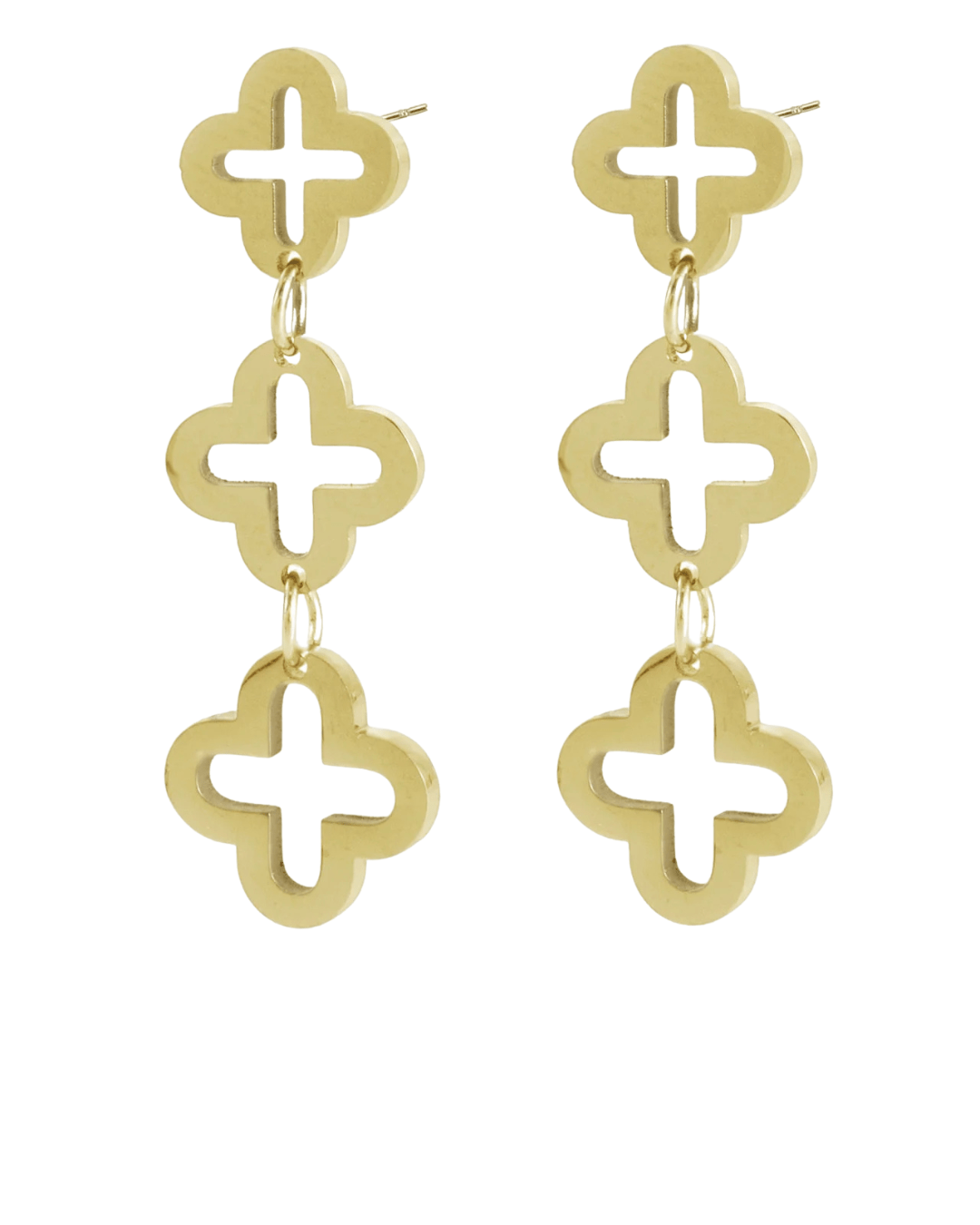 Kleeblatt - Edelstahl Ohrringe - Fav Avenue