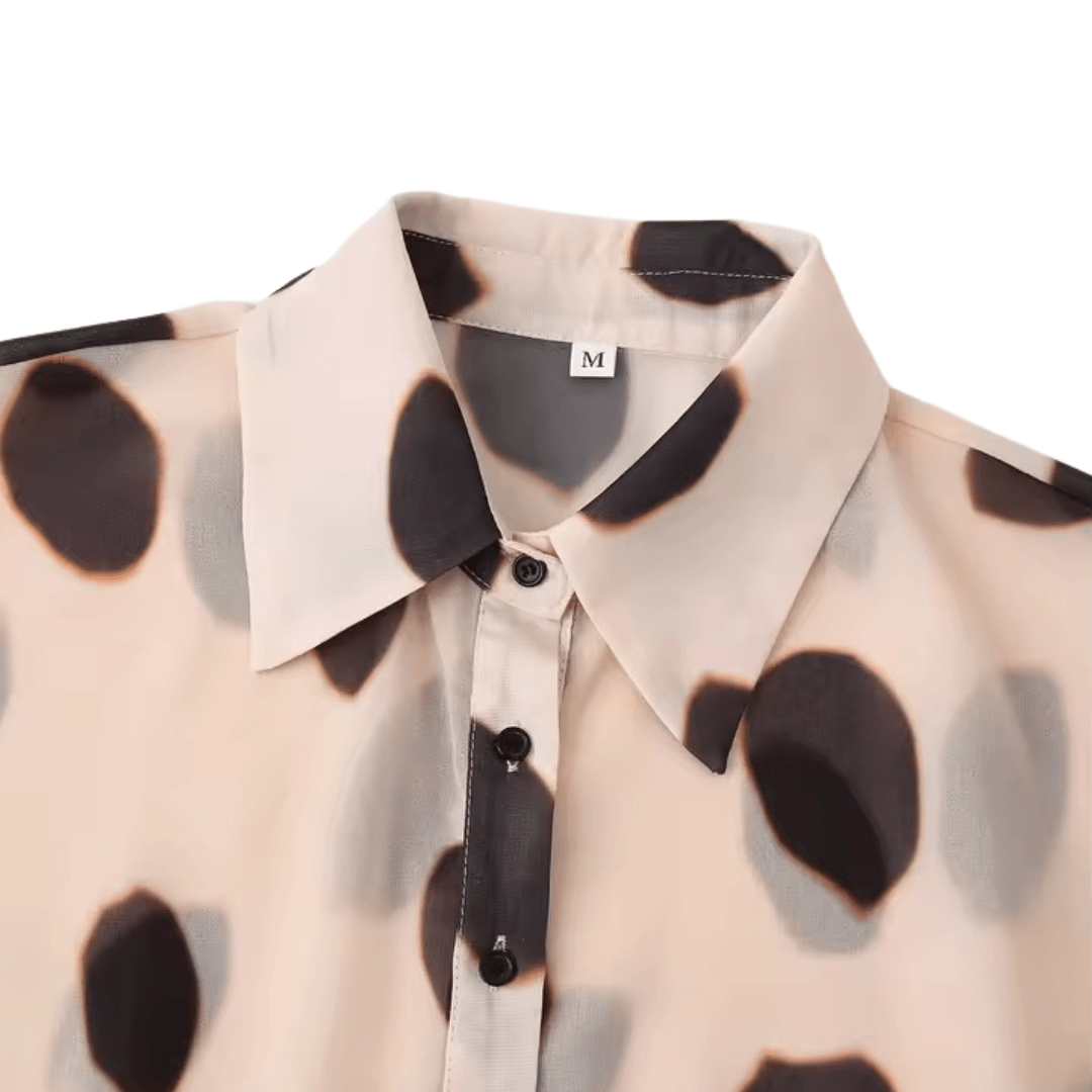 Langarm Bluse mit Taillenband - Fav Avenue