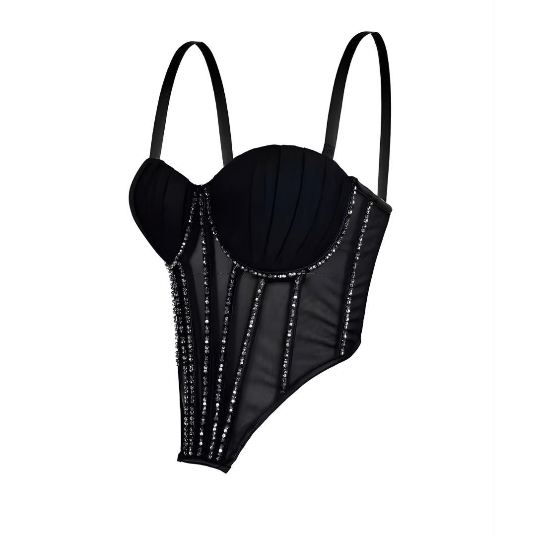Mesh Corset Top - Fav Avenue