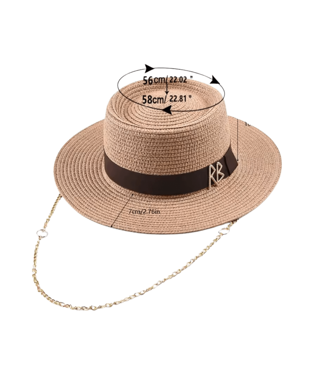 Nileh - Eleganter Damen Stohhut - Fav Avenue
