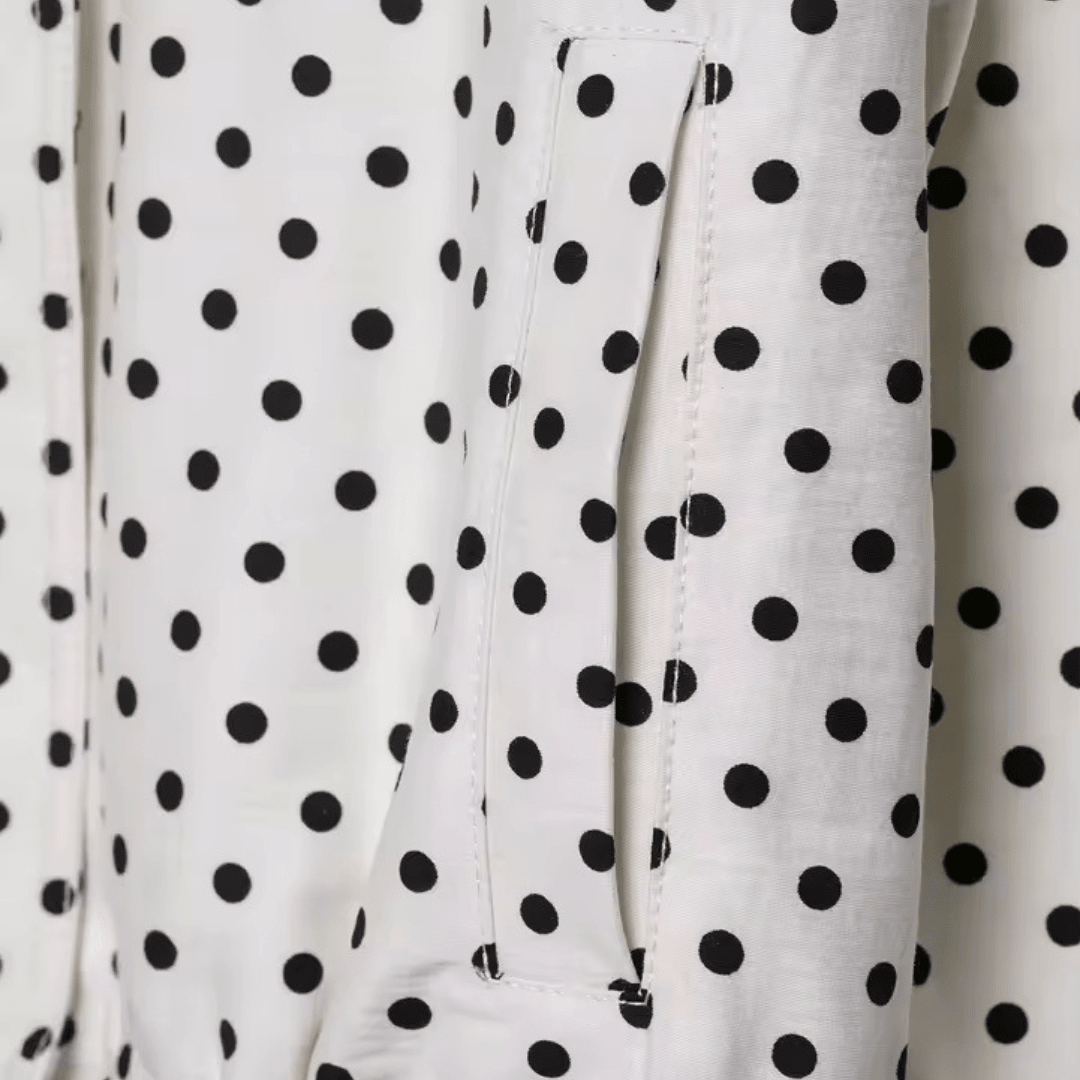 Polka Zip Jacke - Fav Avenue