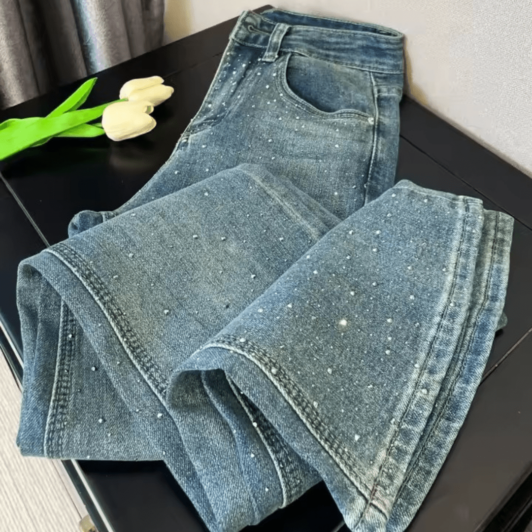 Retro Diamond Jeans - Fav Avenue