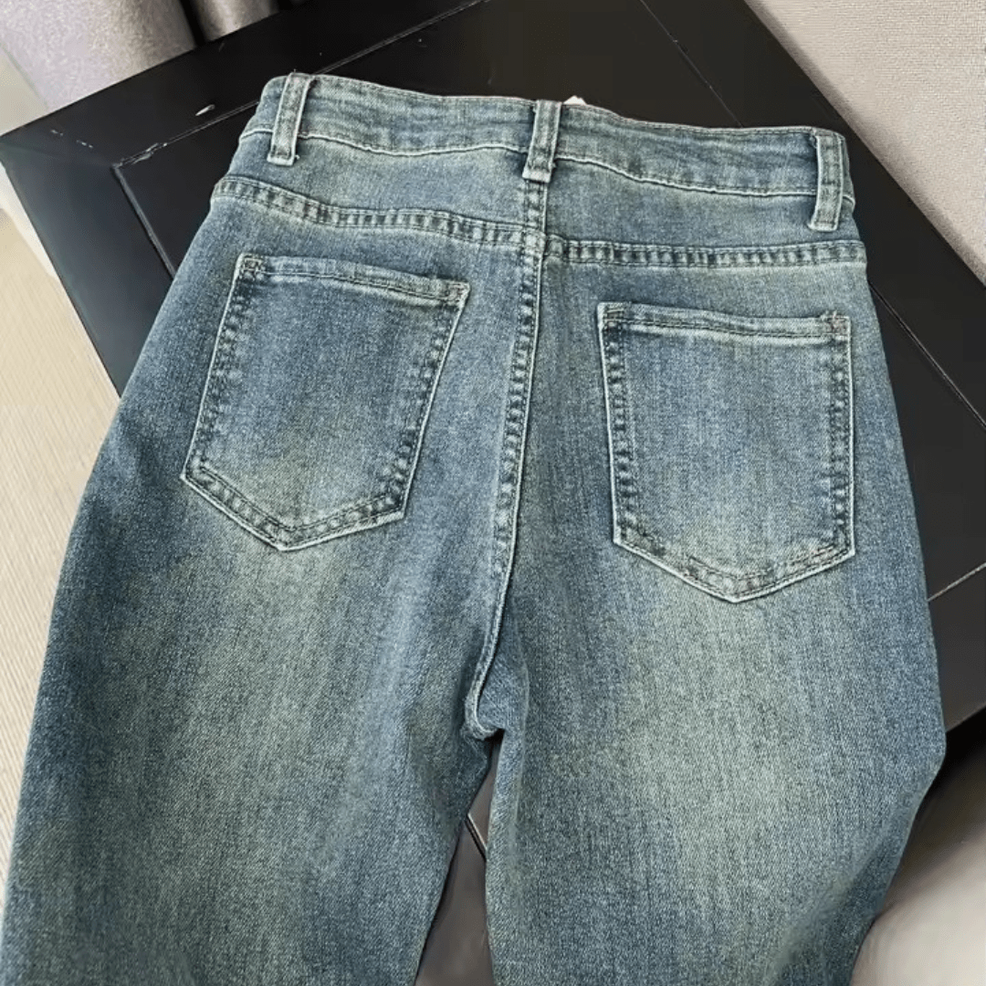 Retro Diamond Jeans - Fav Avenue