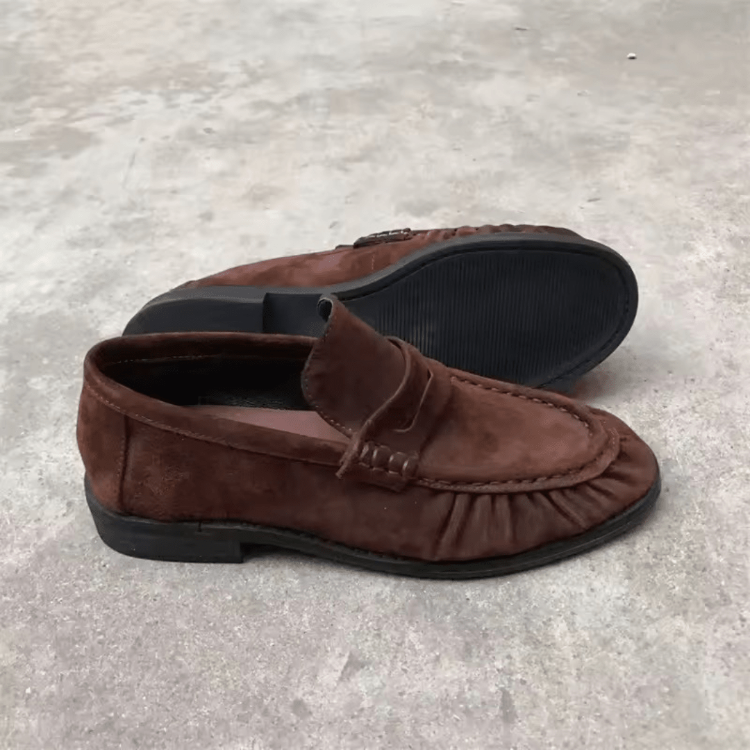 Retro Loafer - Wildleder Mokassins - Fav Avenue