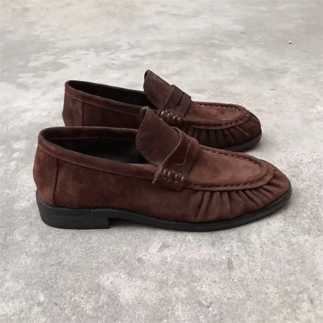 Retro Loafer - Wildleder Mokassins - Fav Avenue