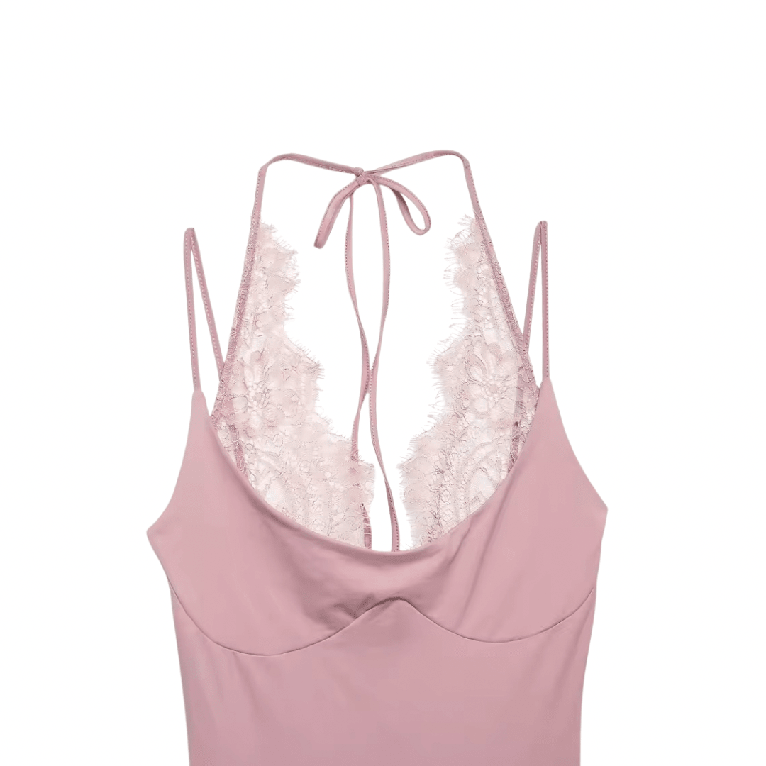 Spitzen - Bodysuit mit Neckholder - Fav Avenue