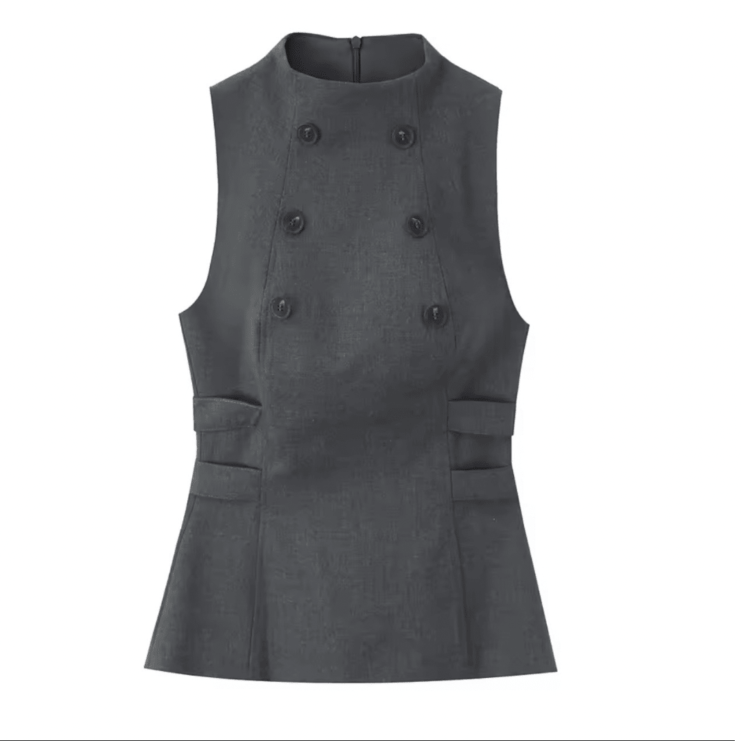 Tailored Button Top - Fav Avenue