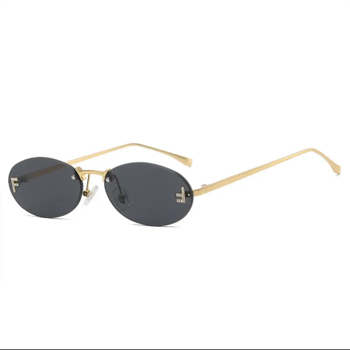 Yara – Ovale Retro - Sonnenbrille mit Metallrahmen - Fav Avenue