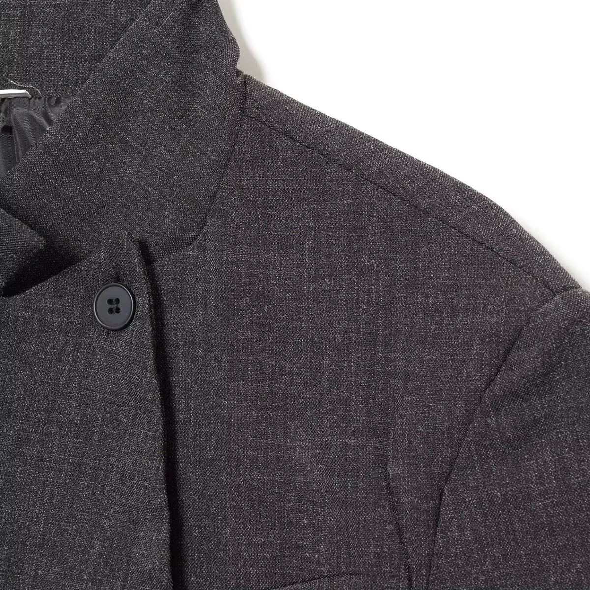 Blazer mit Stehkragen & Ein-Knopf-Verschluss