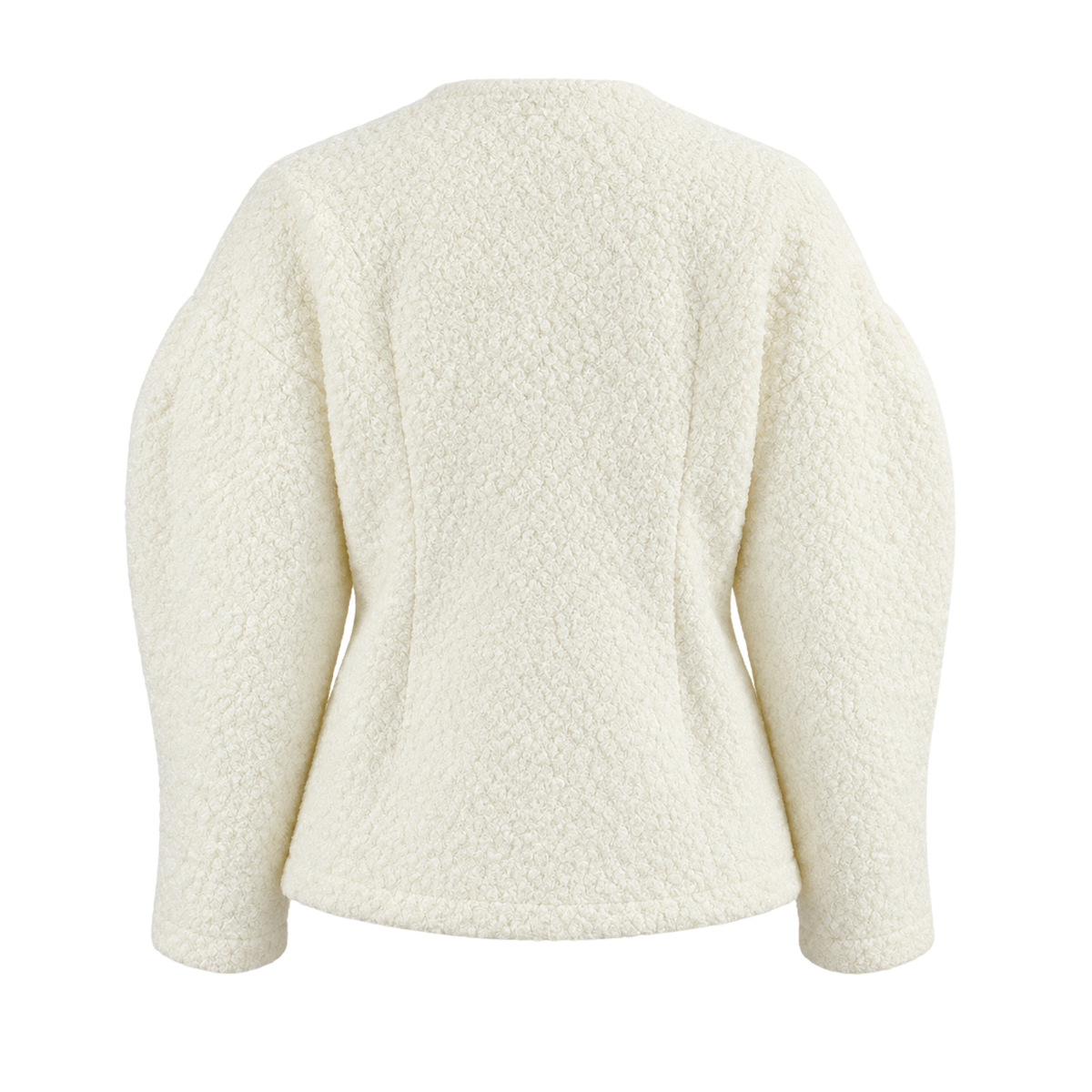 Bouclé Jacke – Taillierte Kurzjacke