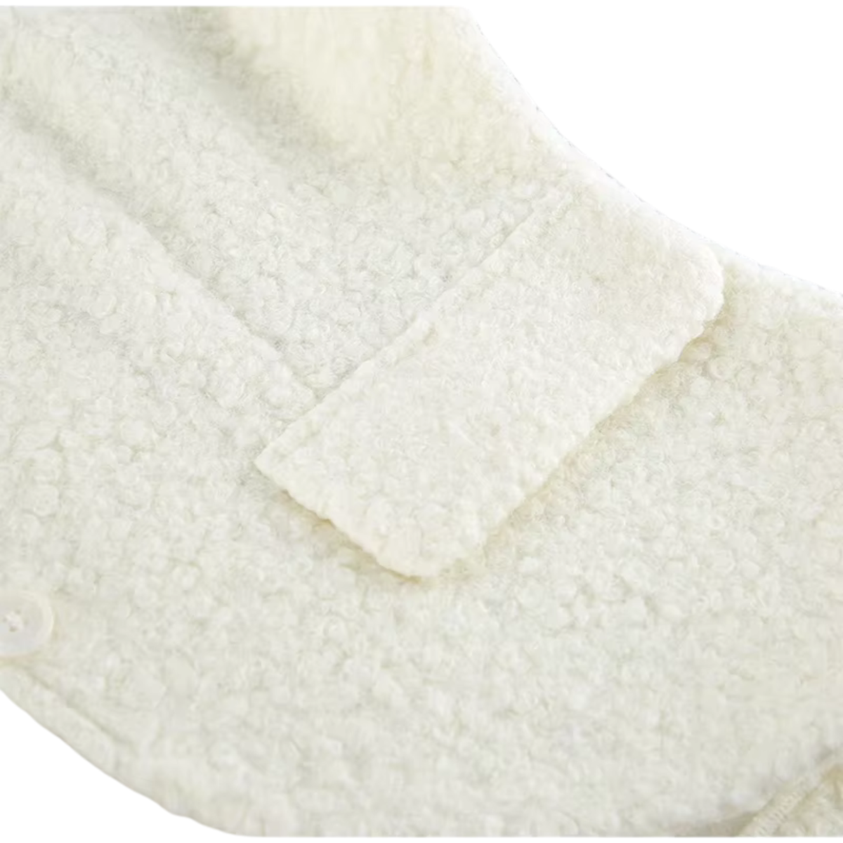 Bouclé Jacke – Taillierte Kurzjacke