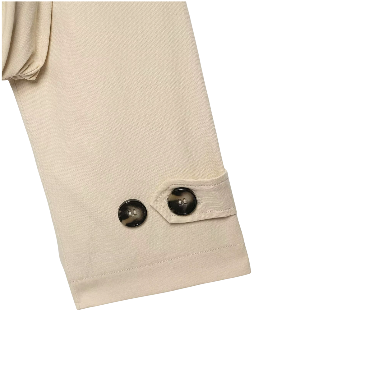 Cropped Trenchjacke Beige – Kurze Damen Übergangsjacke