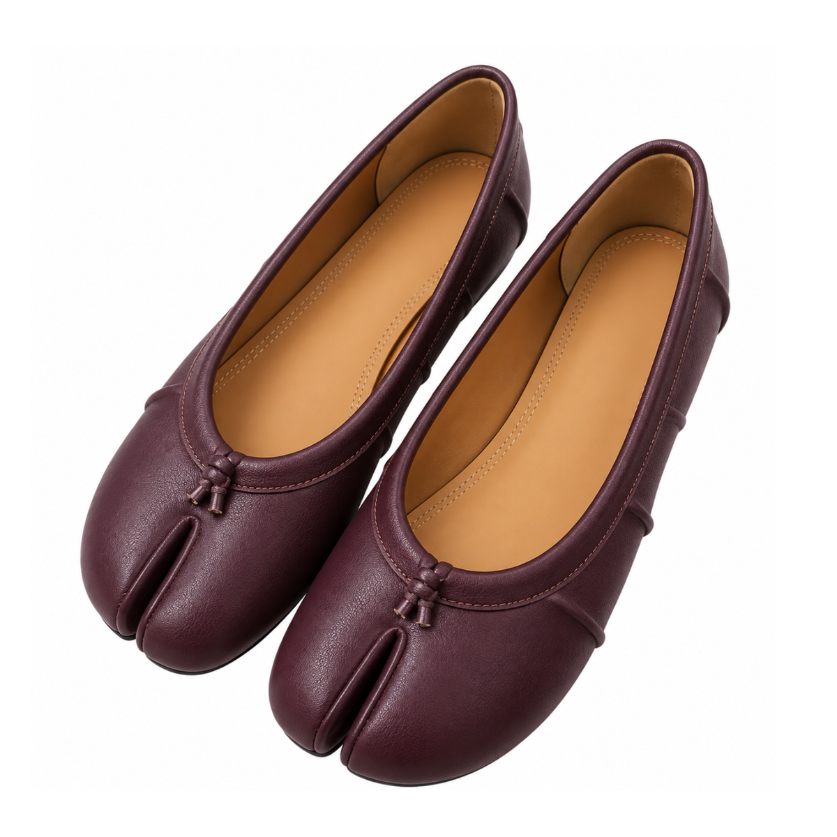 Split-Toe Ballerinas – Flache Ballerina