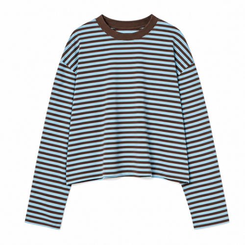 Oversize Streifen Longsleeve