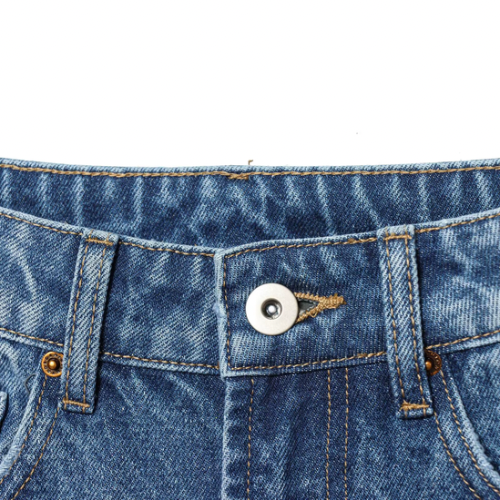 Mid Waist Barrel Jeans