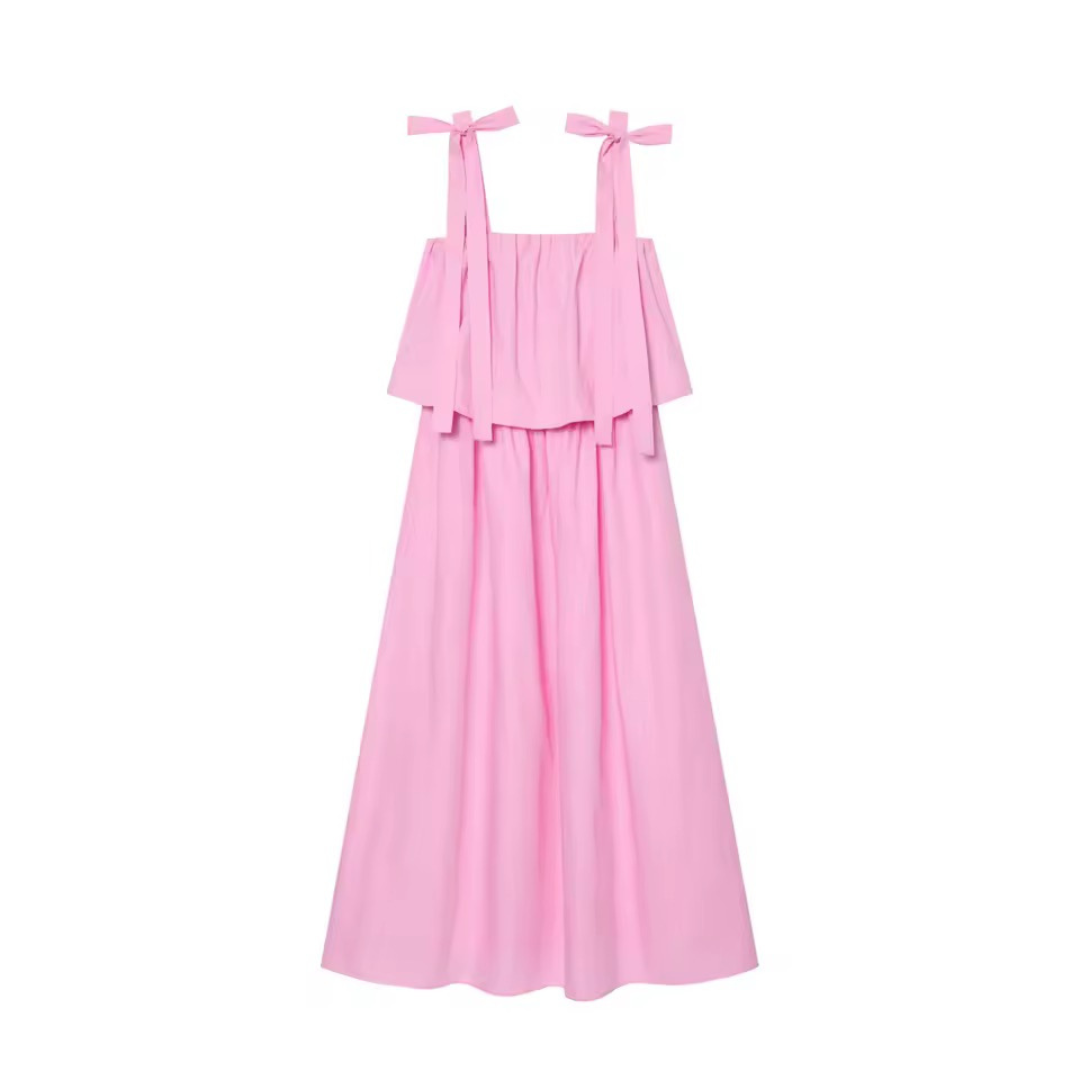 Maxi Kleid mit Volant