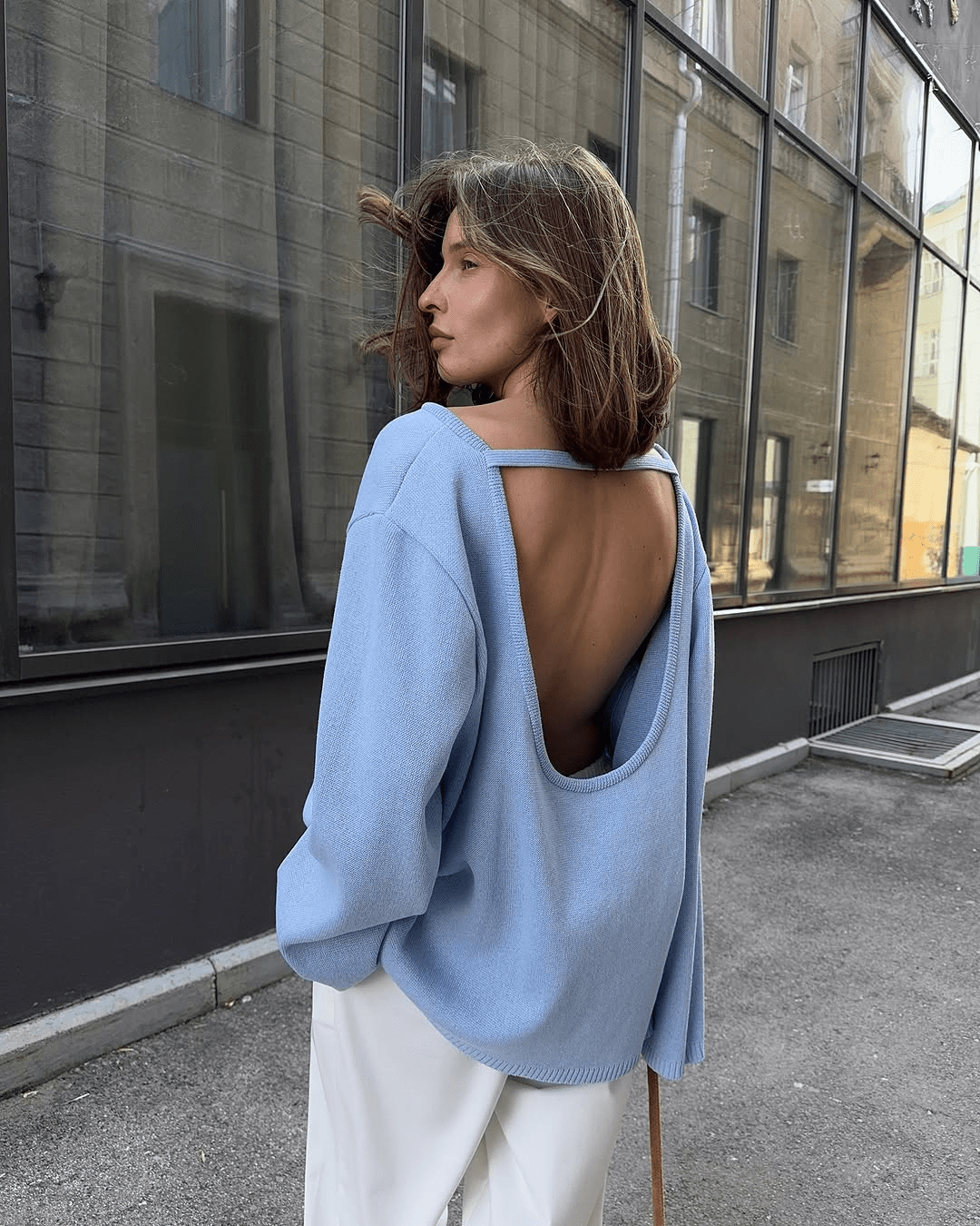 Backless Cozy Knit - Fav Avenue