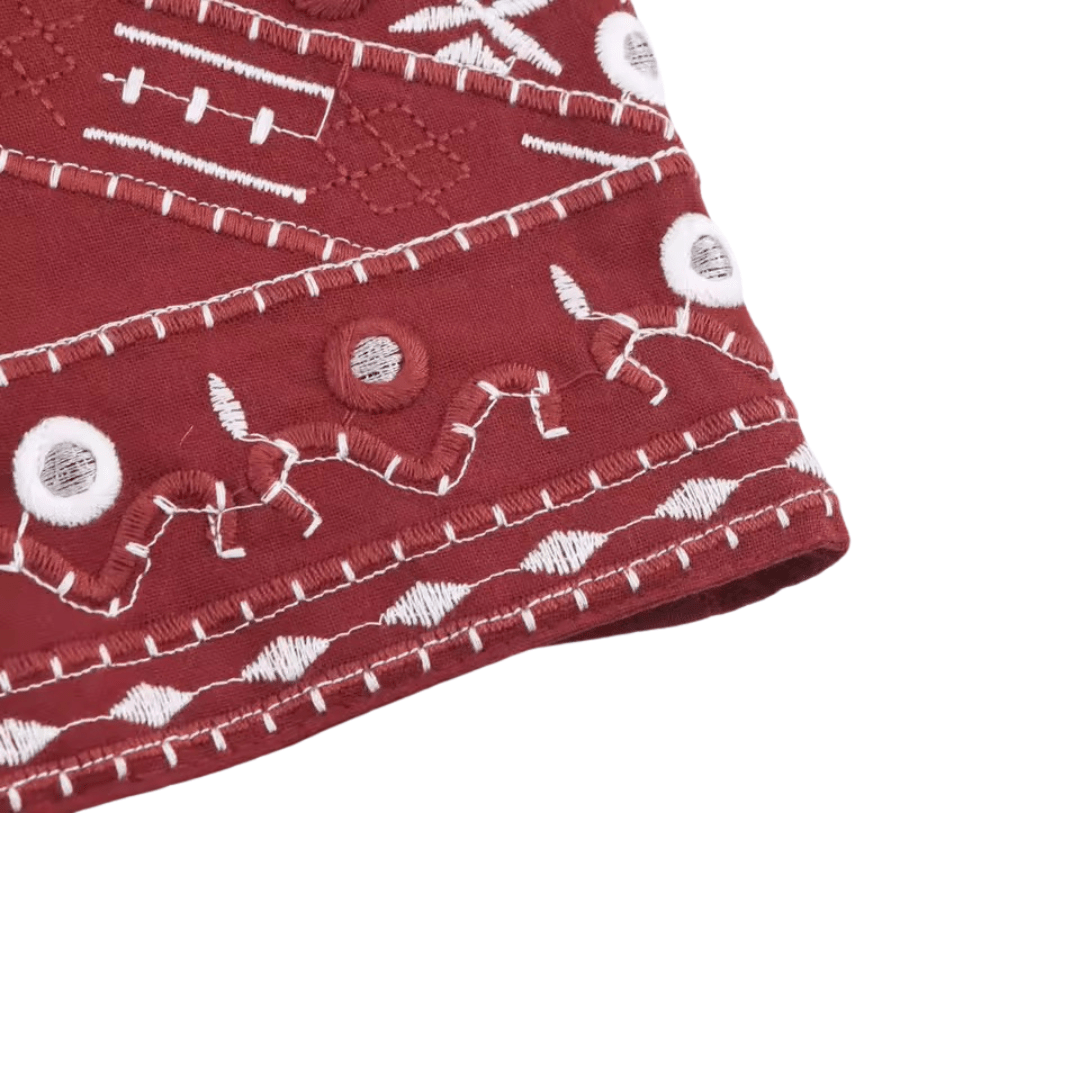 Bestickte Boho Weste - Fav Avenue