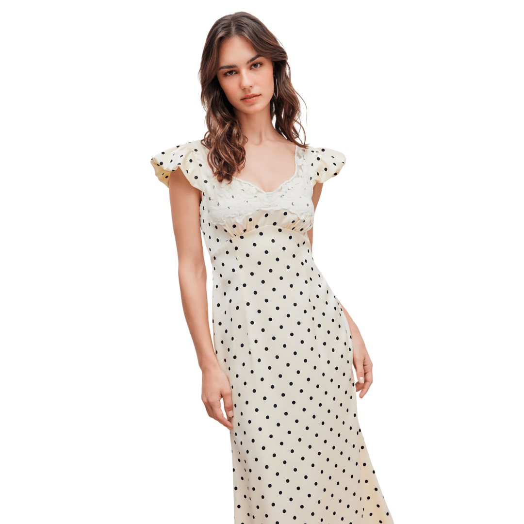 Chérie – Schickes Abendkleid mit französischer Spitze & Rückenfrei - Fav Avenue