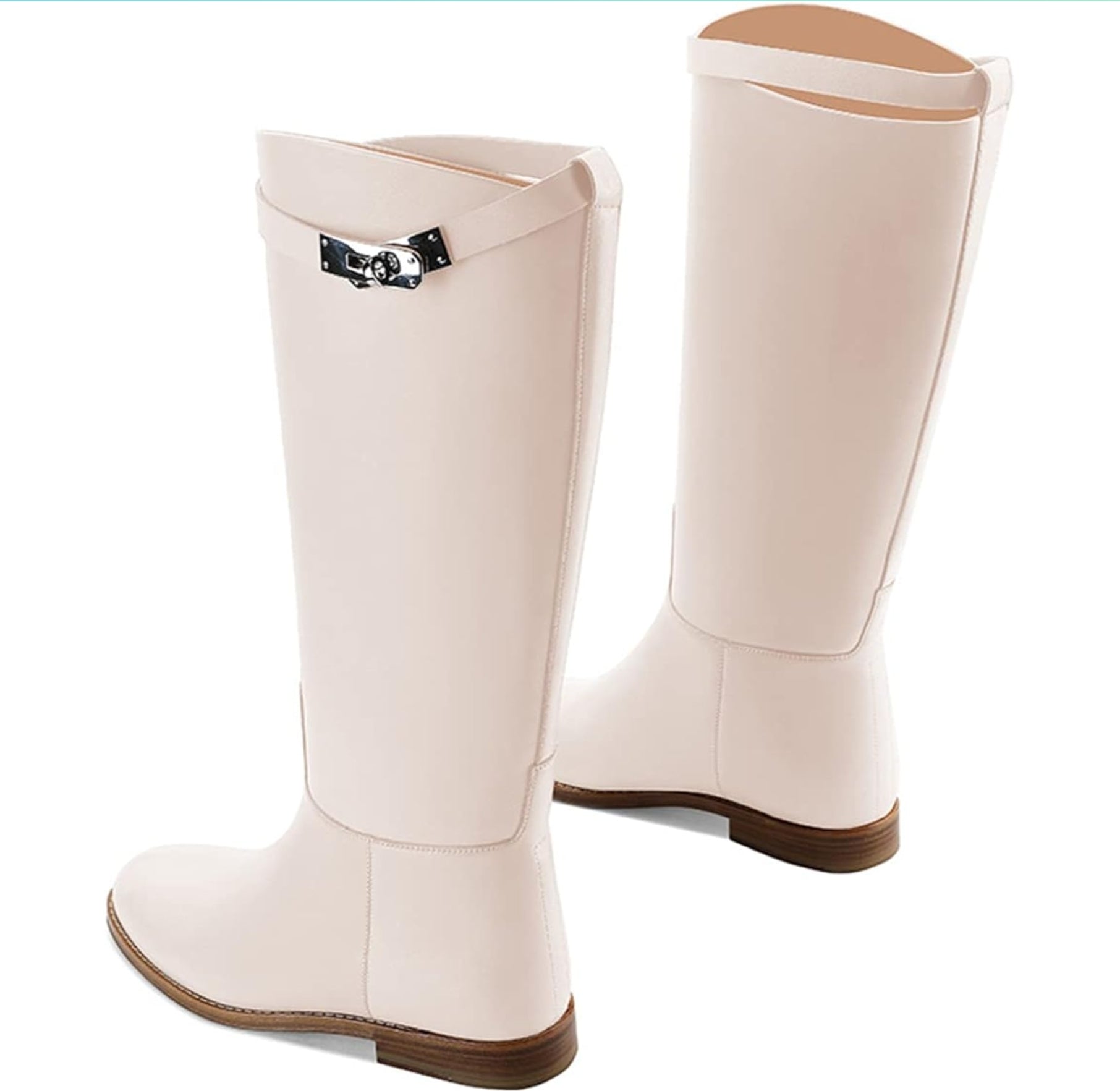 Classic Chic – Elegante Reiterstiefel mit Schnallendetail - Fav Avenue