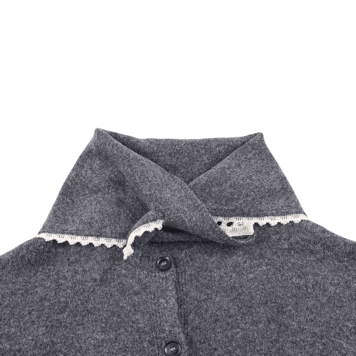 Damen Strickjacke mit Schalkragen & Zierborte - Fav Avenue
