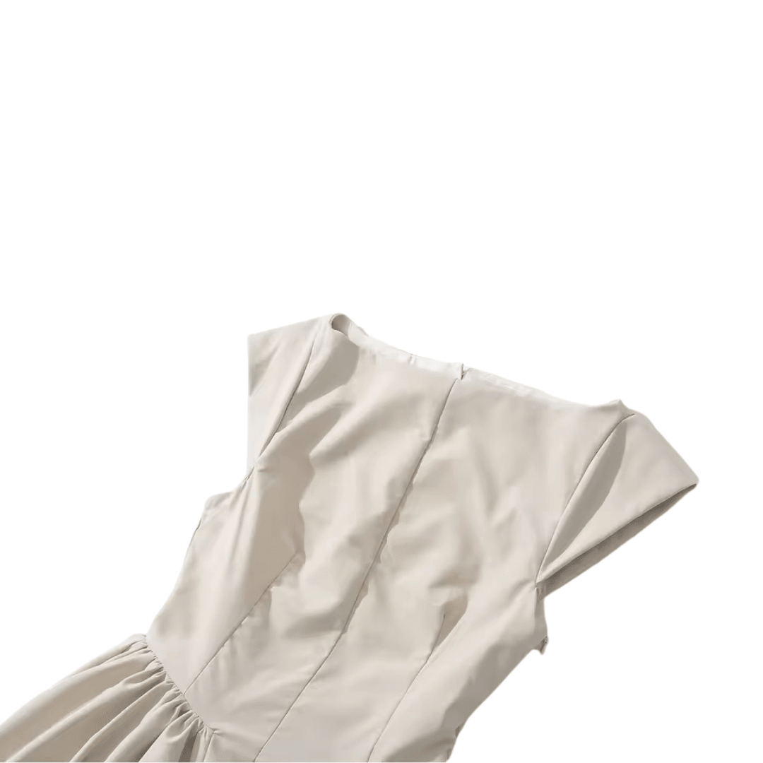 Elegantes A - Linien Midi Kleid mit Rückenausschnitt - Fav Avenue