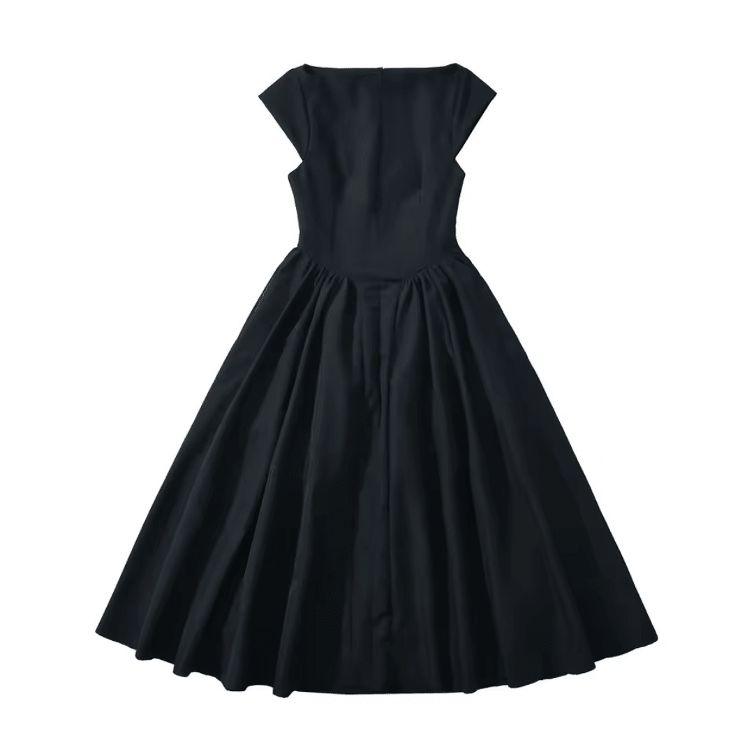 Elegantes A - Linien Midi Kleid mit Rückenausschnitt - Fav Avenue