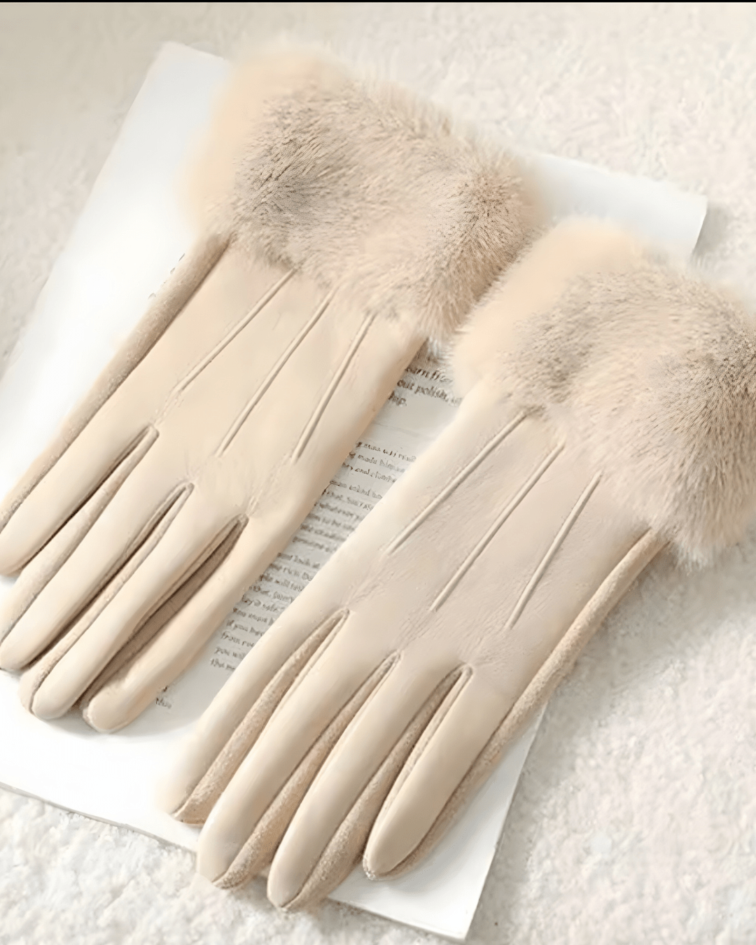 Fell und Lederhandschuhe - Fav Avenue