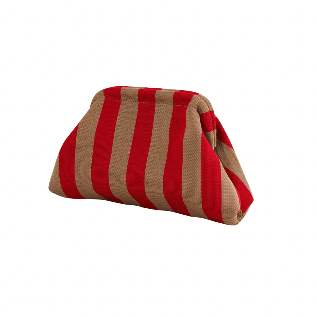 Gewebte Sommertasche mit Streifen- Design - Fav Avenue