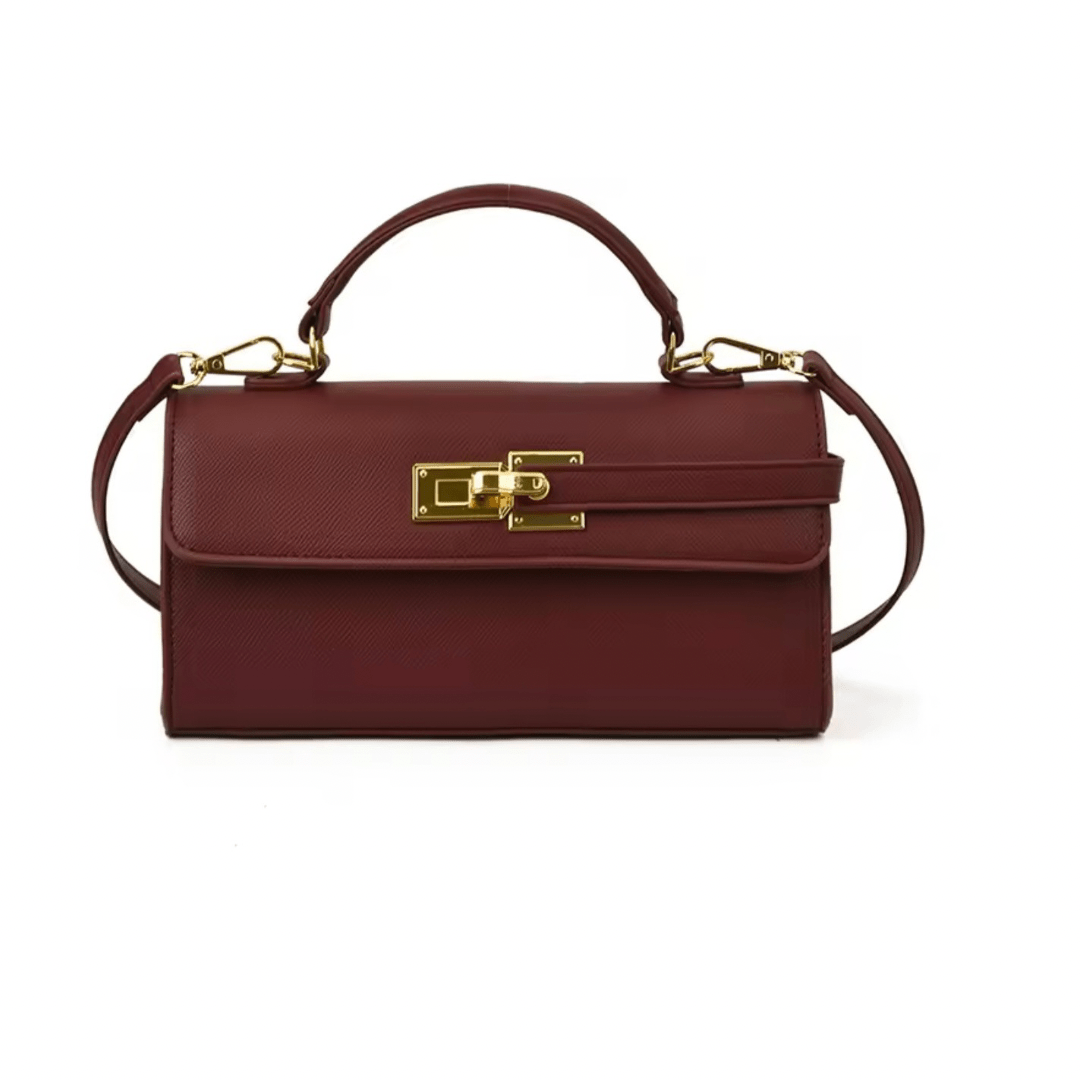 Handtasche mit Schloss und Schulterriemen - Fav Avenue