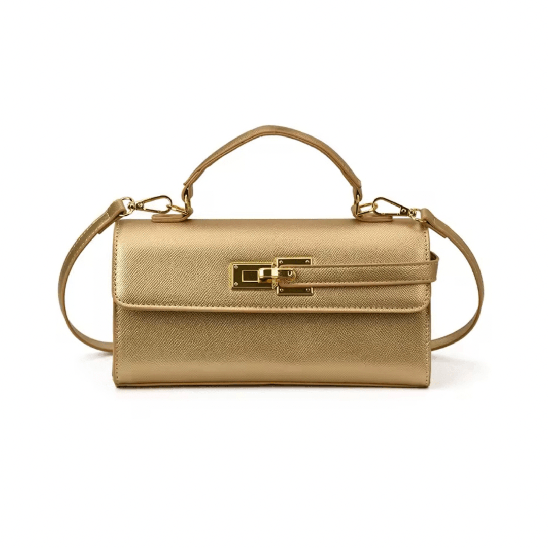 Handtasche mit Schloss und Schulterriemen - Fav Avenue